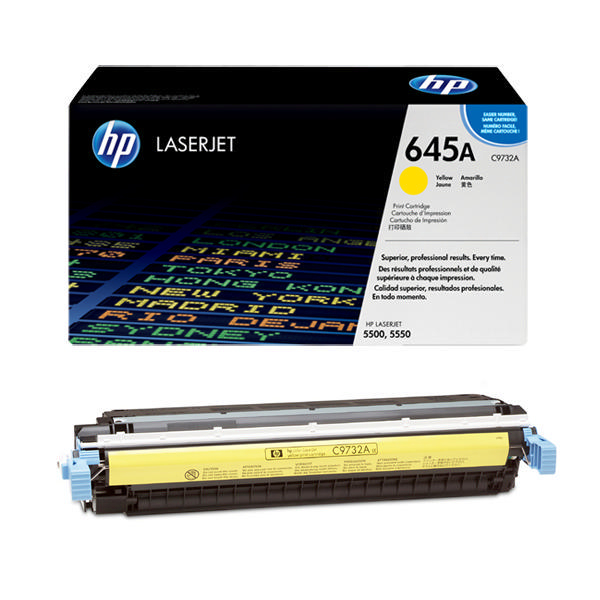 hp 645a laser toner yellow c9732a hp 645a laser toner yellow c9732a