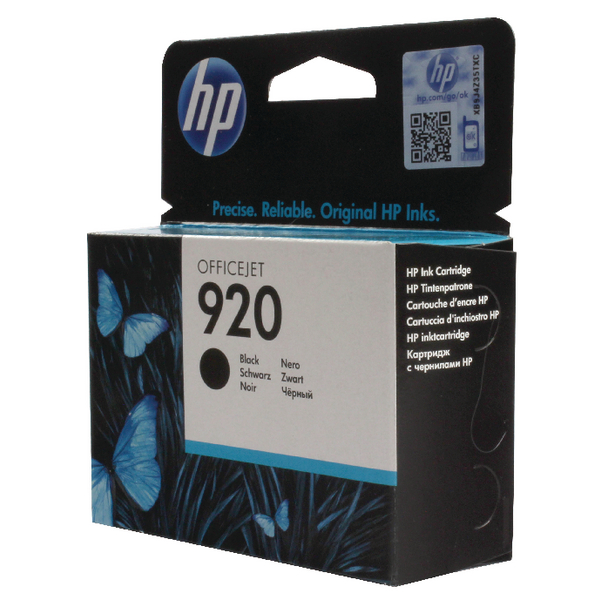 HP 920 Black Ink, CD971AE Ink Cartridge