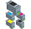 Multi-Colour Ink Cartridges