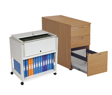 Filing Cabinets, Pedestals and Storage