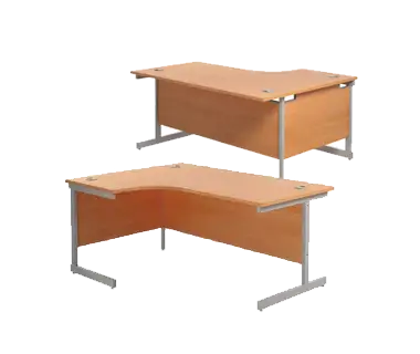 L Shaped, Crescent and Radial Desks