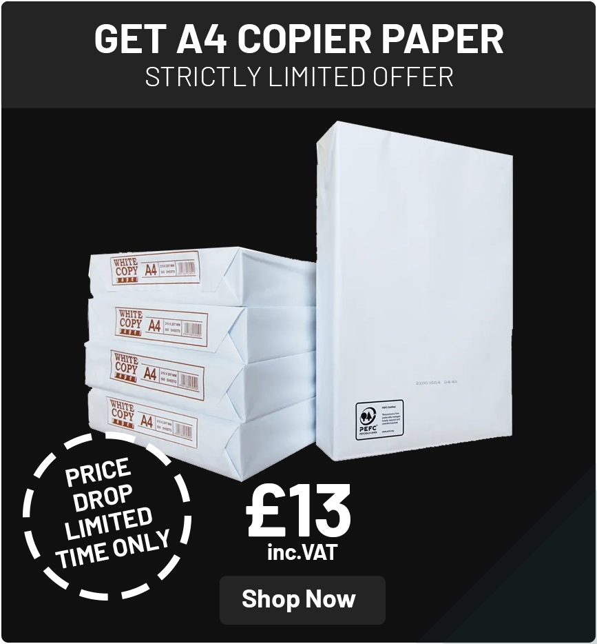 Get A4 Copier Paper for only £13 inc.VAT